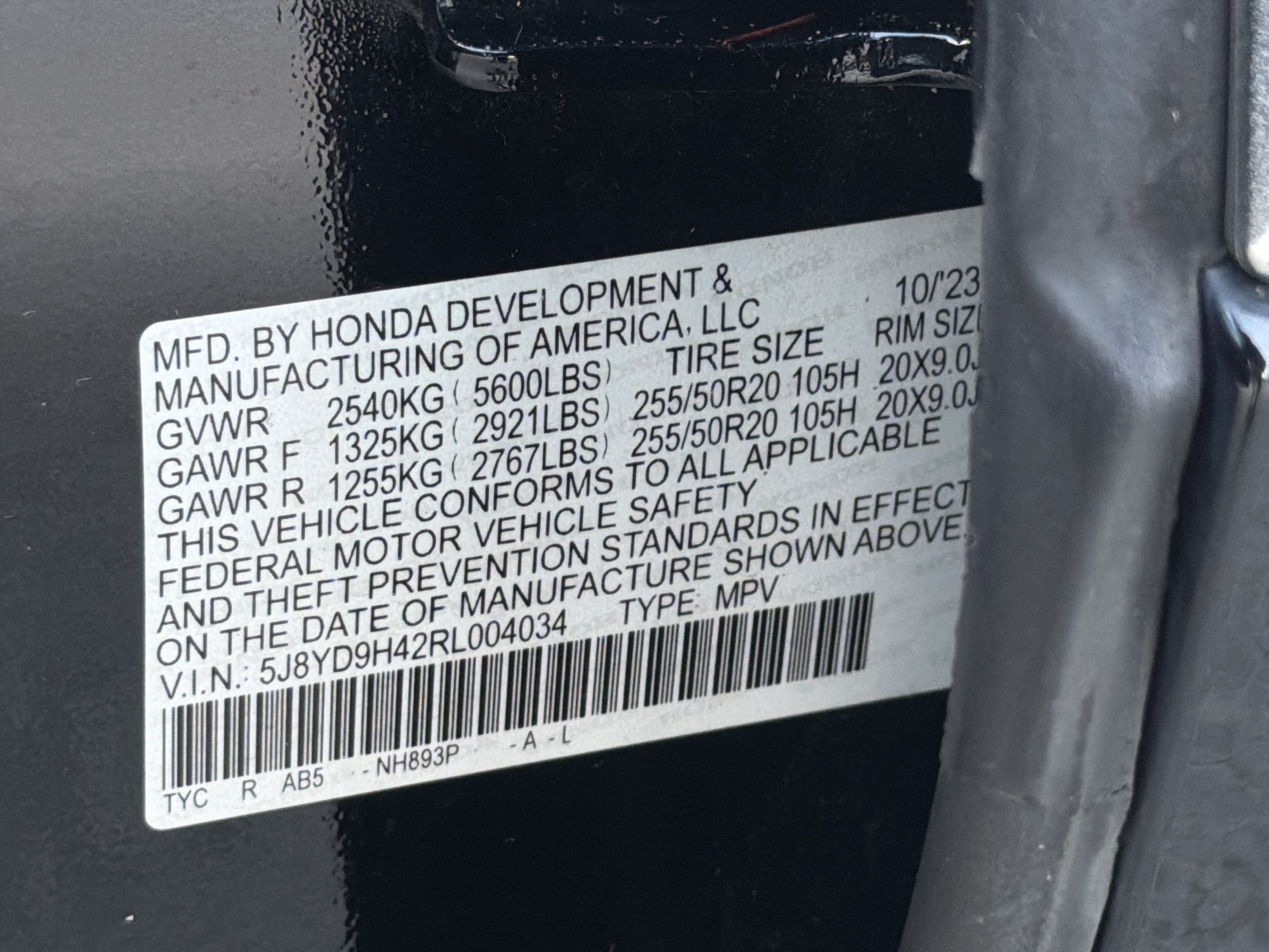 Certified 2024 Acura MDX w/ Technology Package FWD image 37
