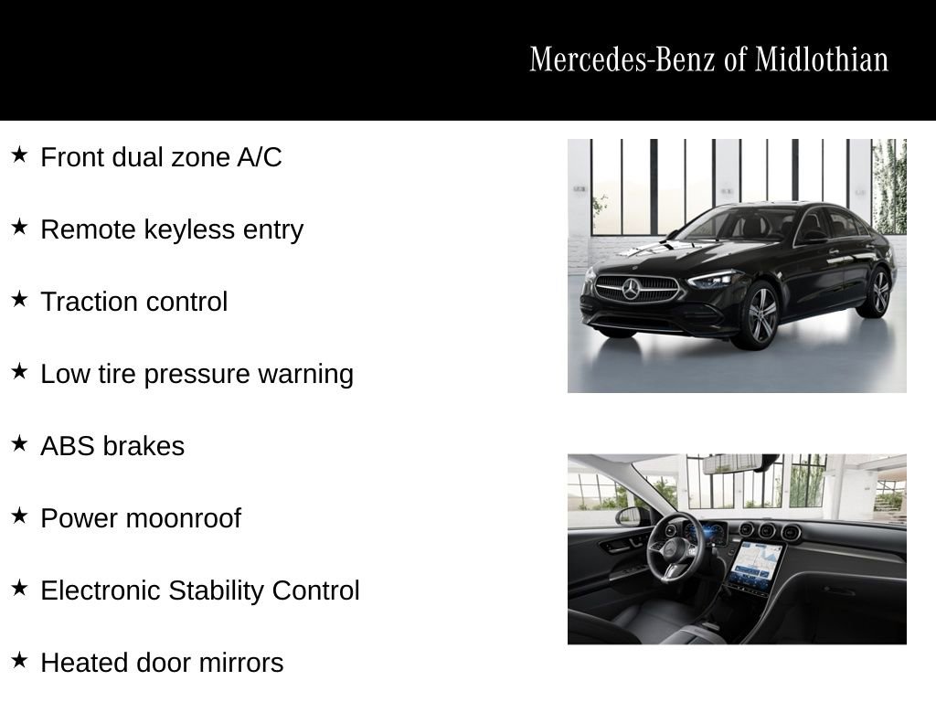 New 2025 Mercedes-Benz C 300 4MATIC Sedan image 6