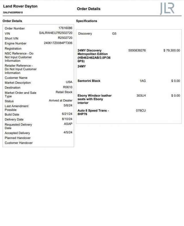 New 2024 Land Rover Discovery Metropolitan Edition image 49