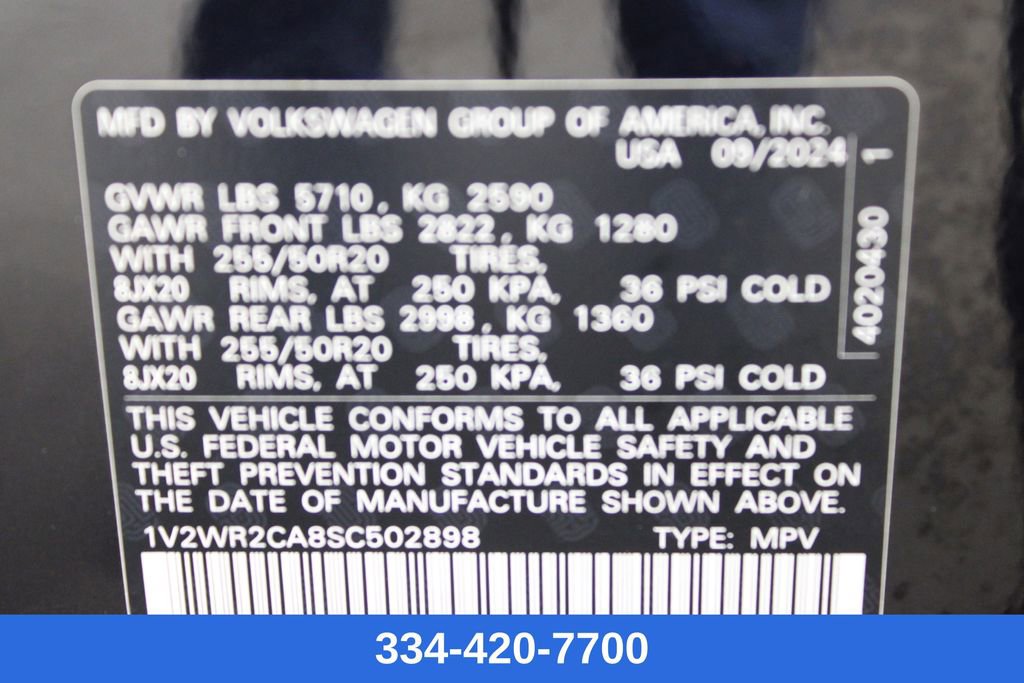 Certified 2025 Volkswagen Atlas SE image 30