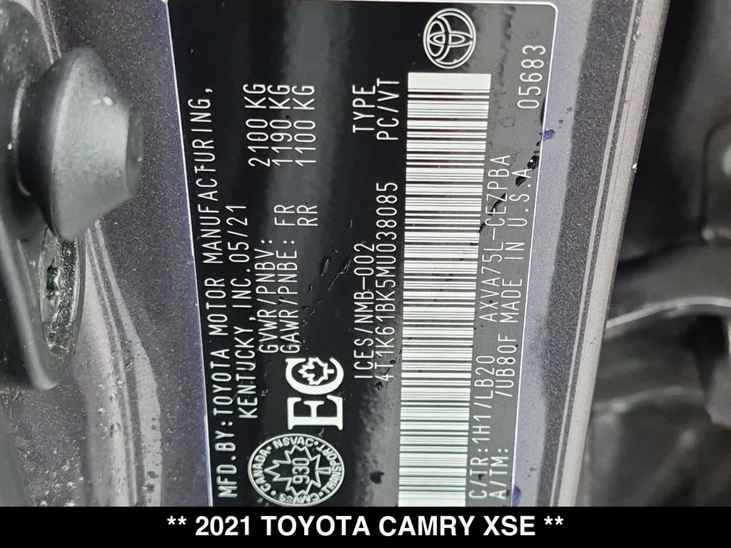 Used 2021 Toyota Camry XSE AWD/4WD image 29