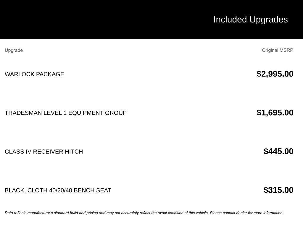 Used 2023 RAM 1500 Tradesman w/ Warlock PACKAGE AWD/4WD image 3