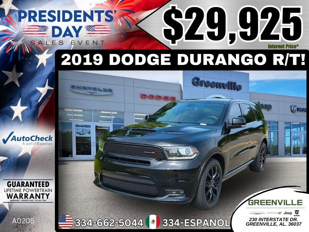 Used 2019 Dodge Durango R/T w/ Blacktop Package