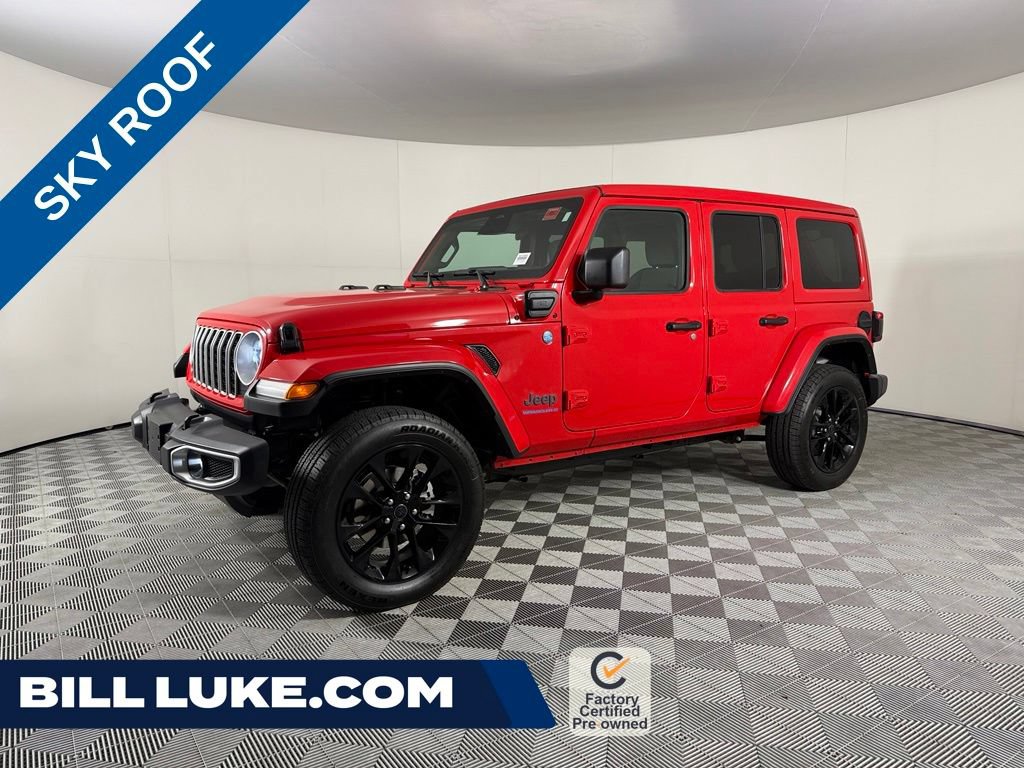 Certified 2025 Jeep Wrangler Unlimited Sahara w/ Safety Group AWD/4WD image 1