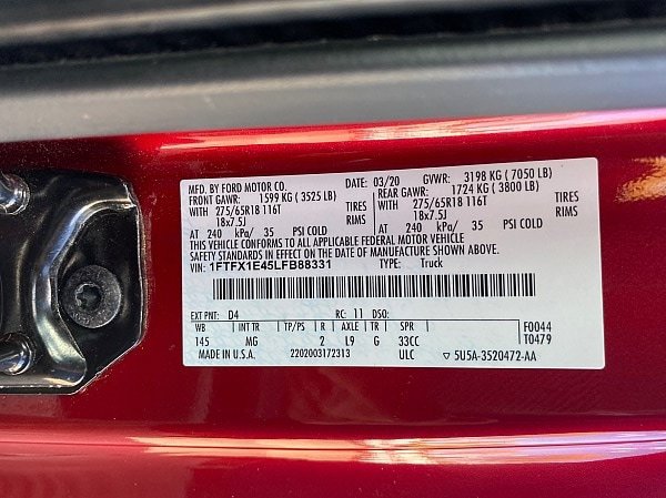 Certified 2020 Ford F150 XLT w/ Equipment Group 302A Luxury AWD/4WD image 76
