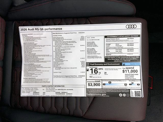 New 2026 Audi RS Q8 performance image 15