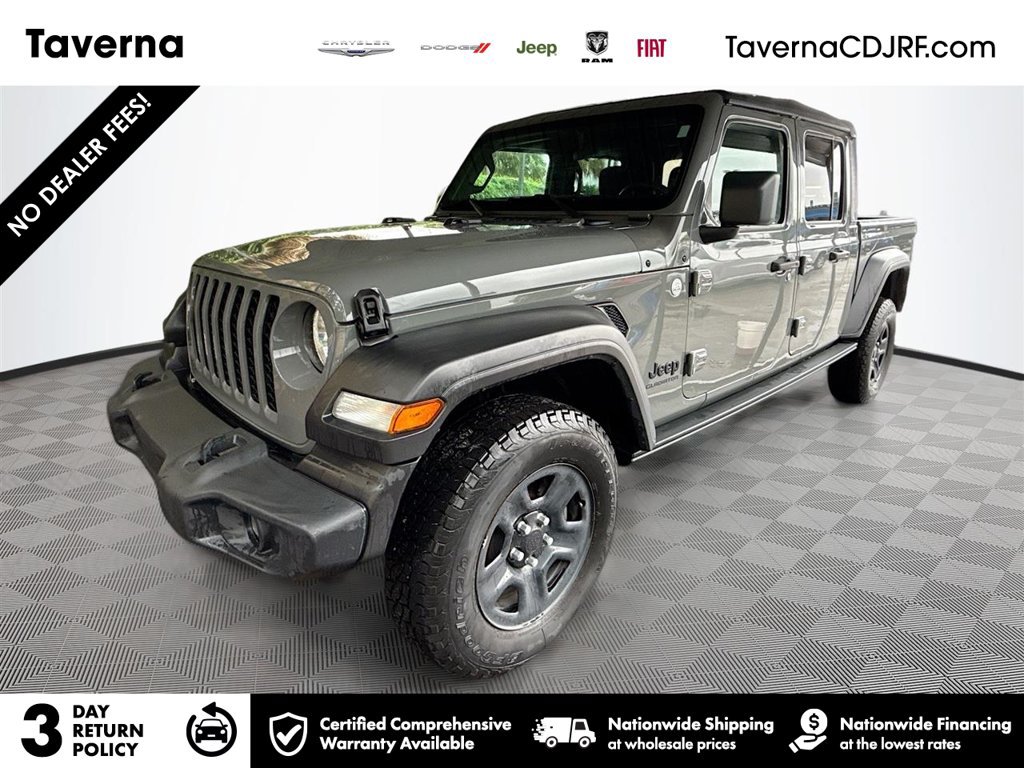Certified 2021 Jeep Gladiator Sport w/ Trailer Tow Package AWD/4WD image 1