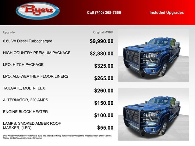 Used 2025 Chevrolet Silverado 3500 High Country w/ High Country Premium Package AWD/4WD image 5