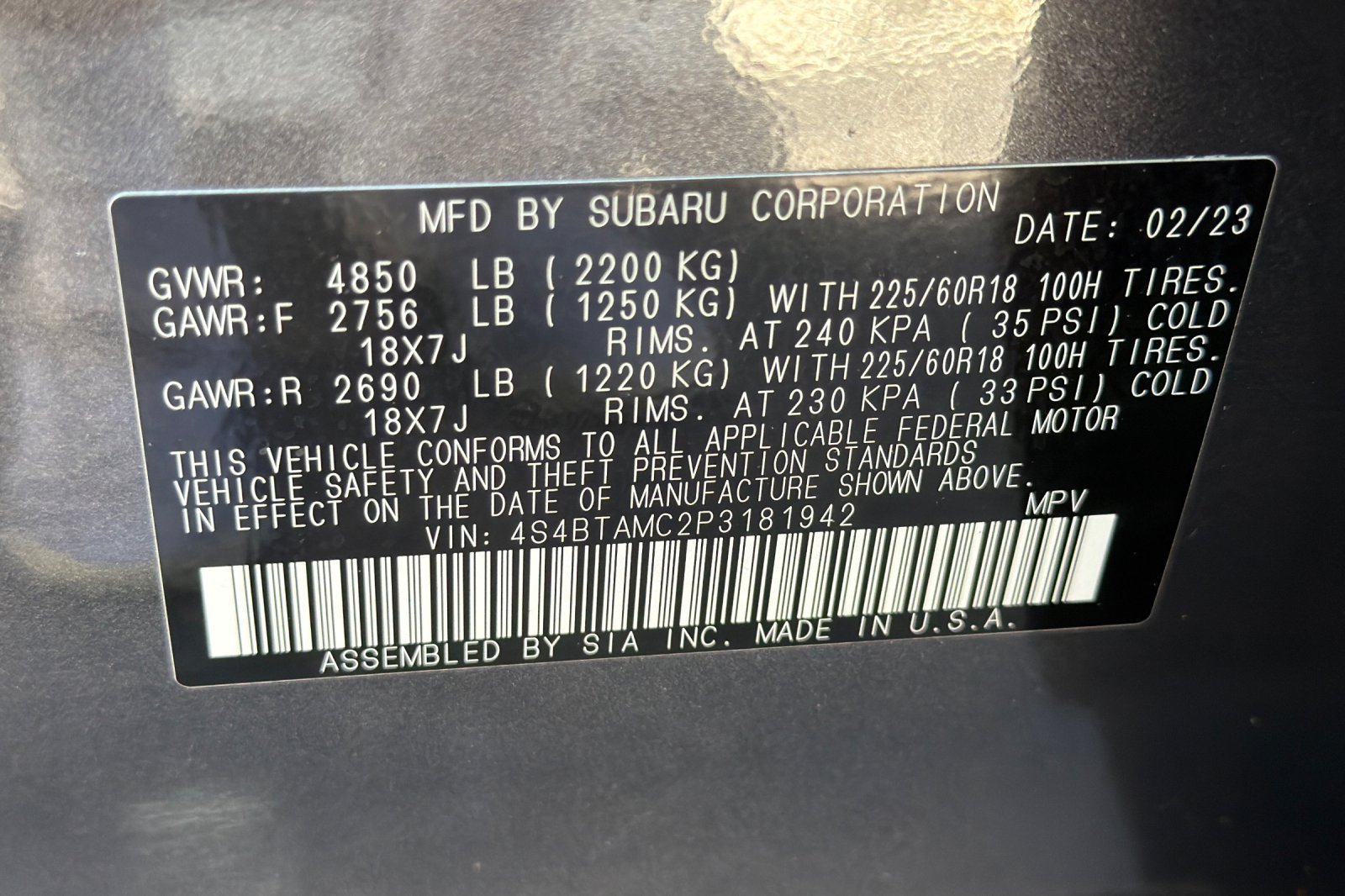 Used 2023 Subaru Outback Limited AWD/4WD image 44