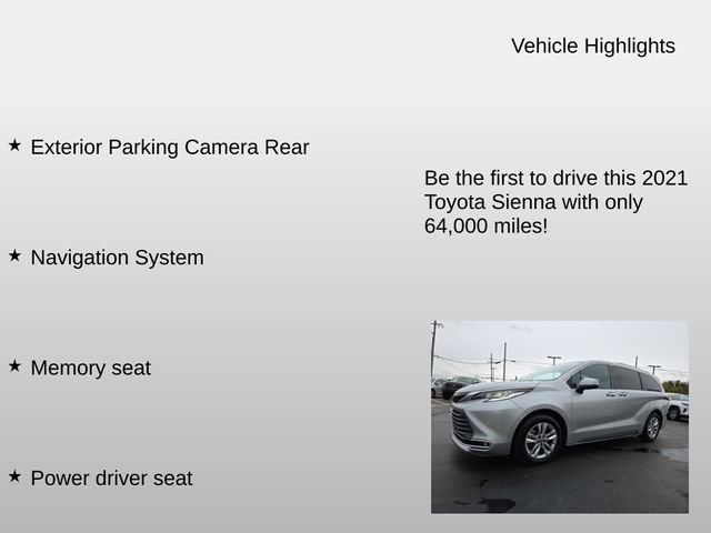 Used 2021 Toyota Sienna Limited image 6