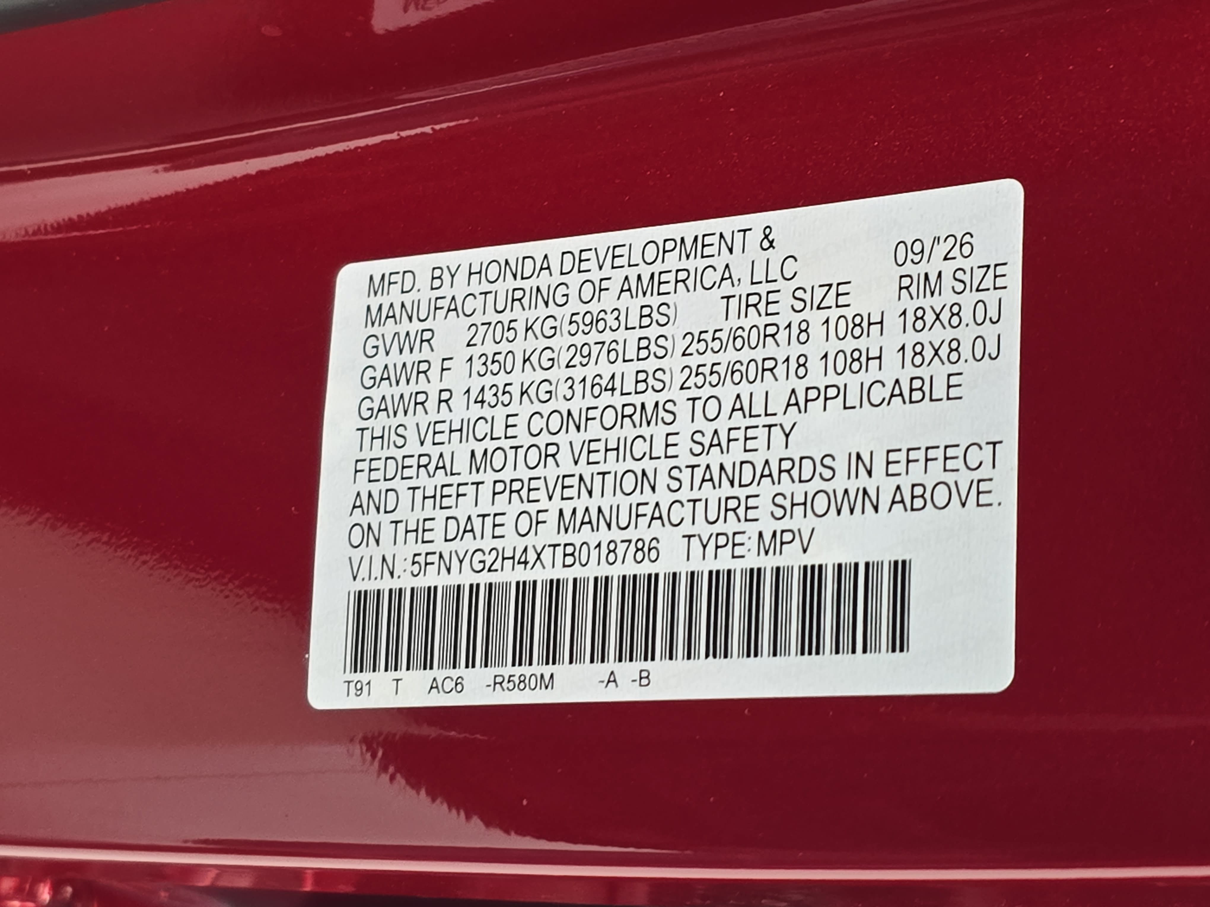 New 2026 Honda Pilot EX-L image 37