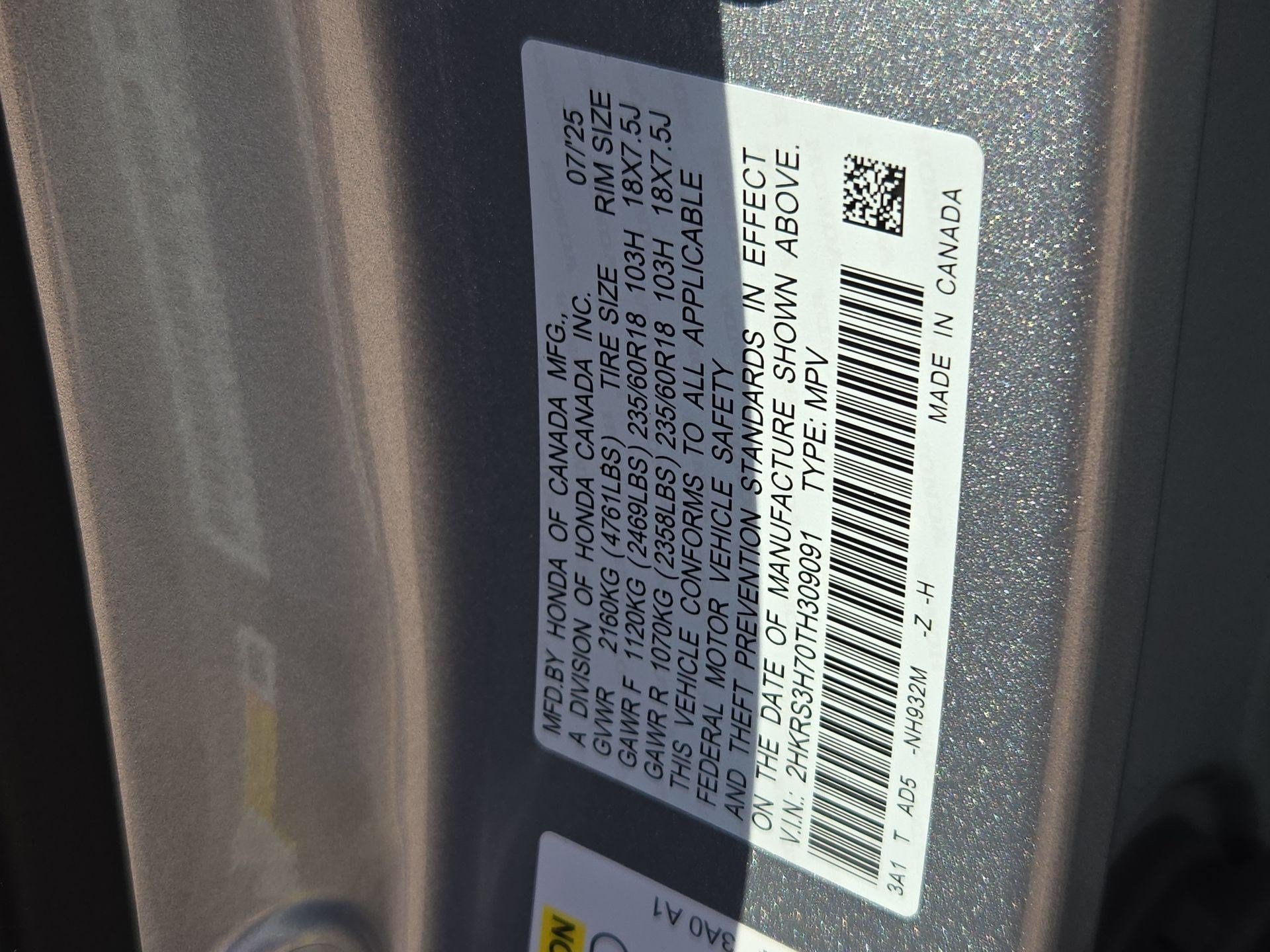 Certified 2026 Honda CR-V EX-L image 34