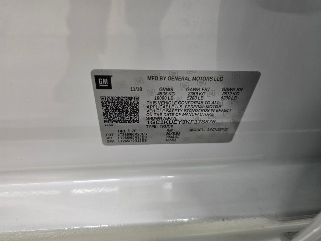 Used 2019 Chevrolet Silverado 2500 High Country w/ Duramax Plus Package image 18