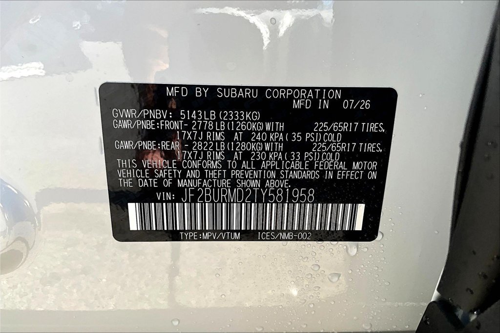 New 2026 Subaru Outback Wilderness AWD/4WD image 8