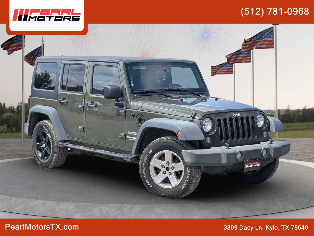 Used 2015 Jeep Wrangler Unlimited Sport w/ Quick Order Package 24S image 1