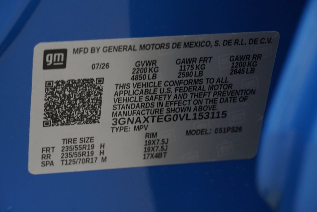 New 2027 Chevrolet Equinox RS w/ Convenience Package III AWD/4WD image 43