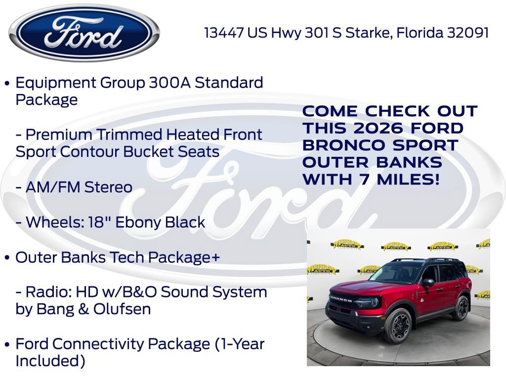New 2026 Ford Bronco Sport Outer Banks w/ Outer Banks Tech Package+ image 15