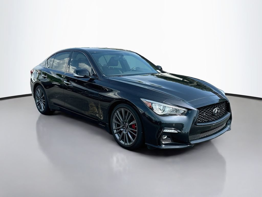 Used 2024 INFINITI Q50 Red Sport 400 w/ Black Opal Edition RWD image 7