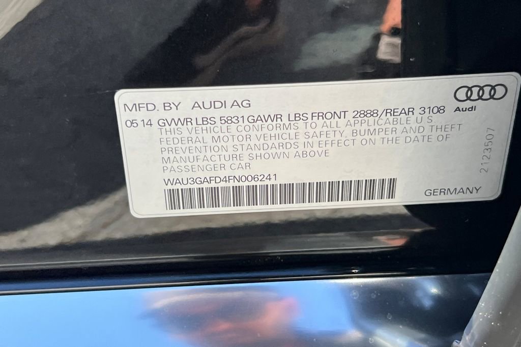 Used 2015 Audi A8 L 3.0T w/ Premium Package image 27