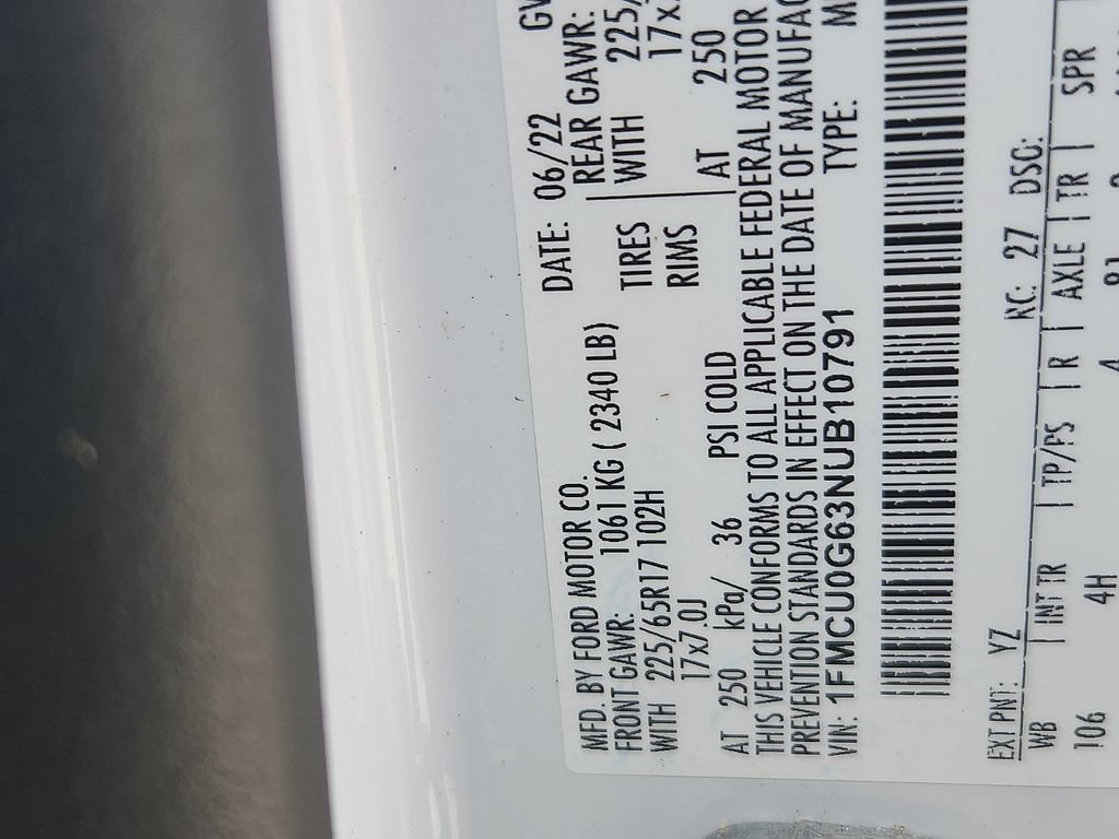 Used 2022 Ford Escape SE w/ Convenience Package FWD image 20