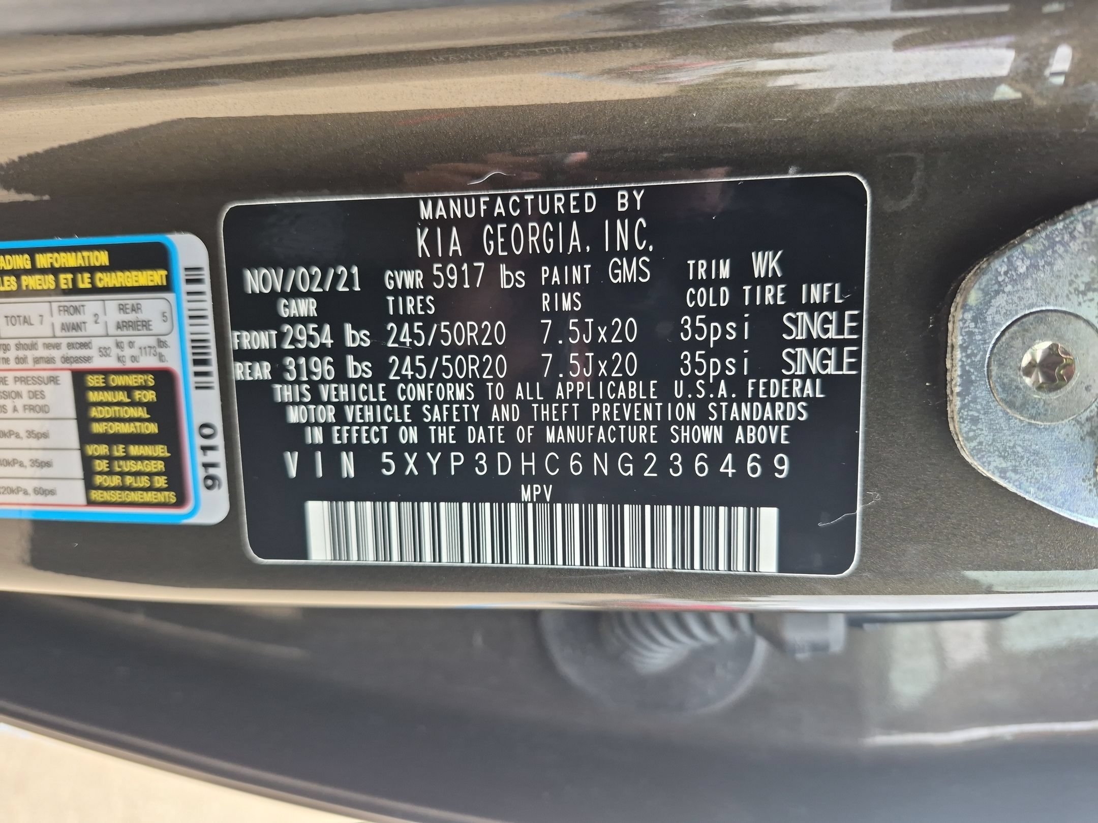 Used 2022 Kia Telluride EX w/ EX Premium Package AWD/4WD image 36