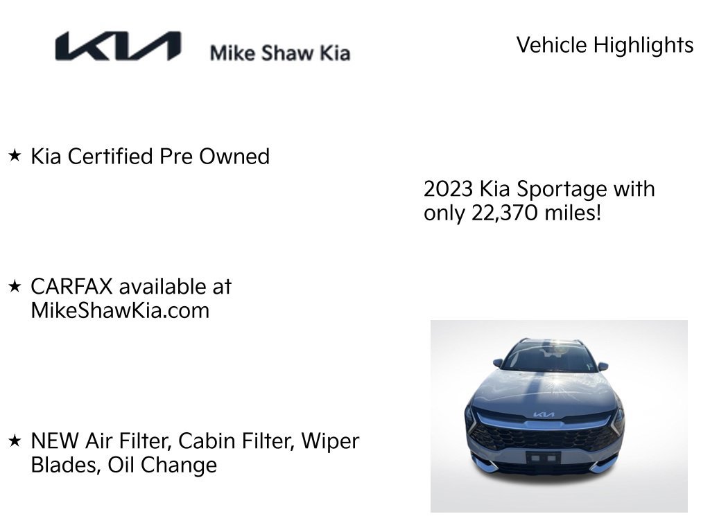 Certified 2023 Kia Sportage SX FWD image 6