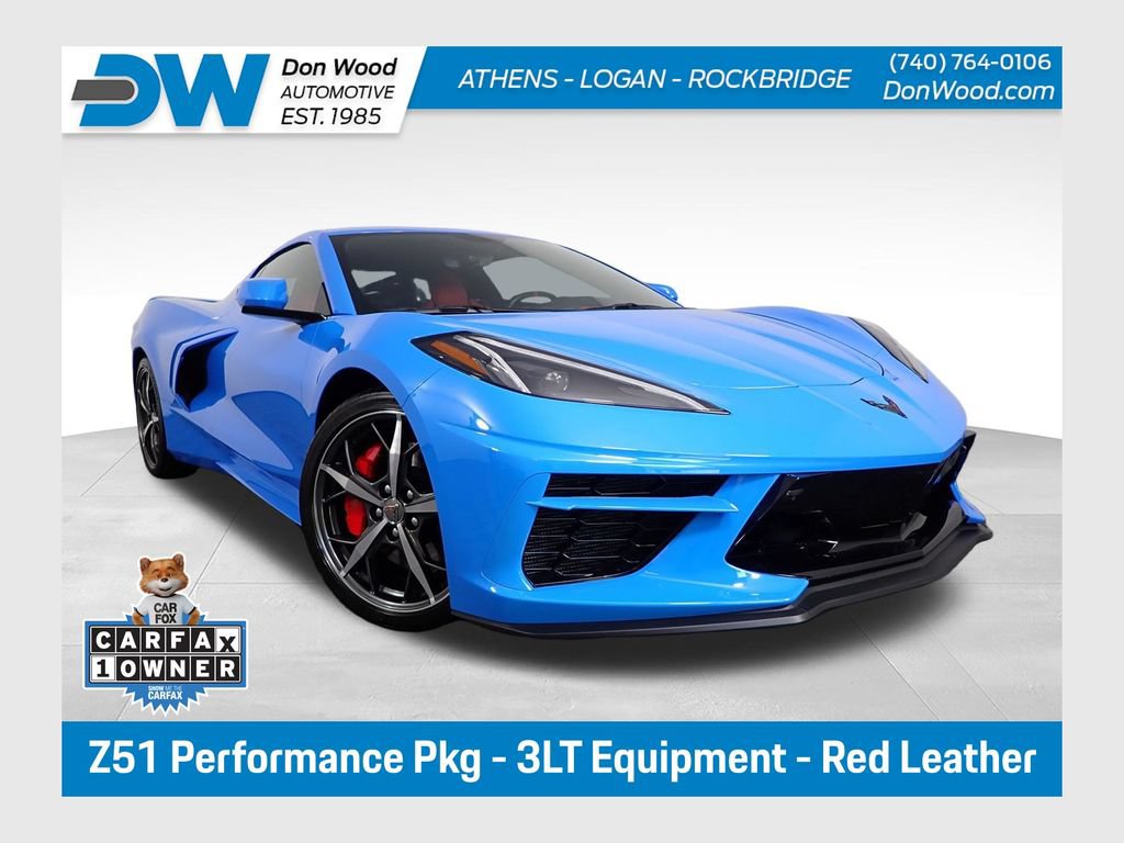 Used 2022 Chevrolet Corvette Stingray Premium Cpe w/ Z51 Performance Package