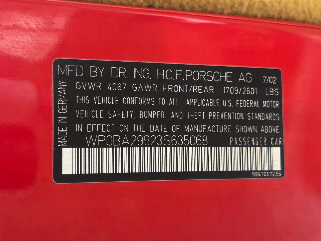 Used 2003 Porsche 911 Targa image 57