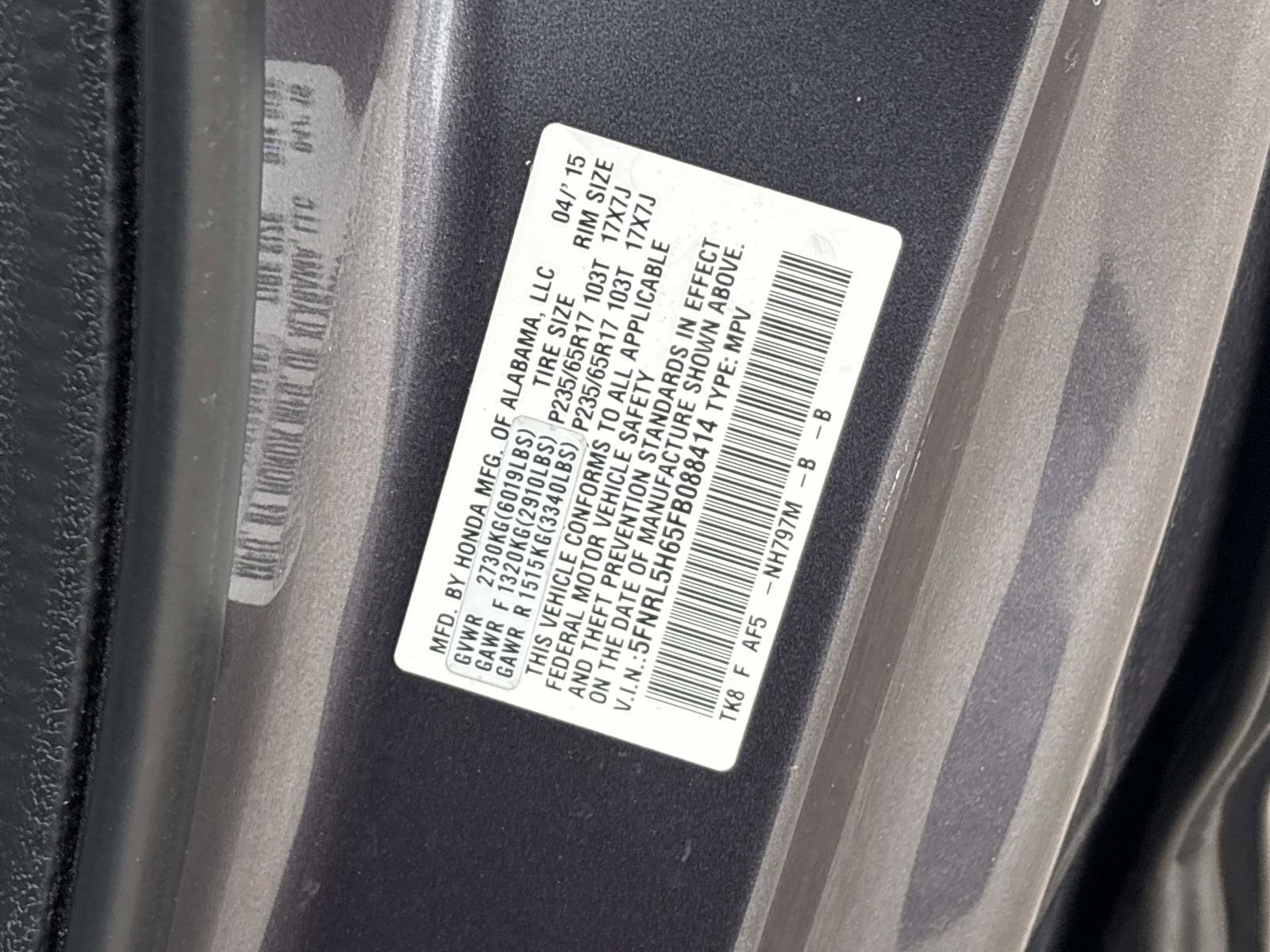 Used 2015 Honda Odyssey EX-L image 35