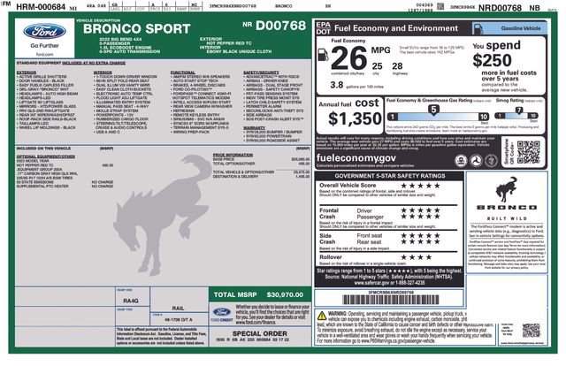 Used 2022 Ford Bronco Sport Big Bend image 7