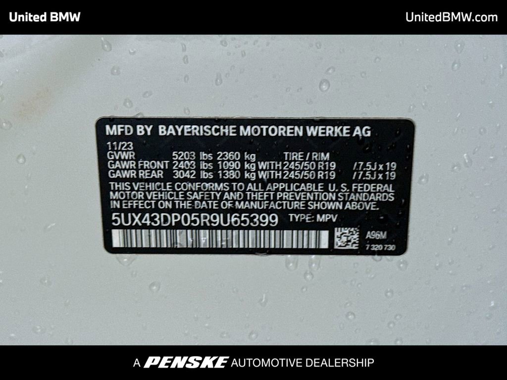 Certified 2024 BMW X3 sDrive30i w/ Convenience Package RWD image 15