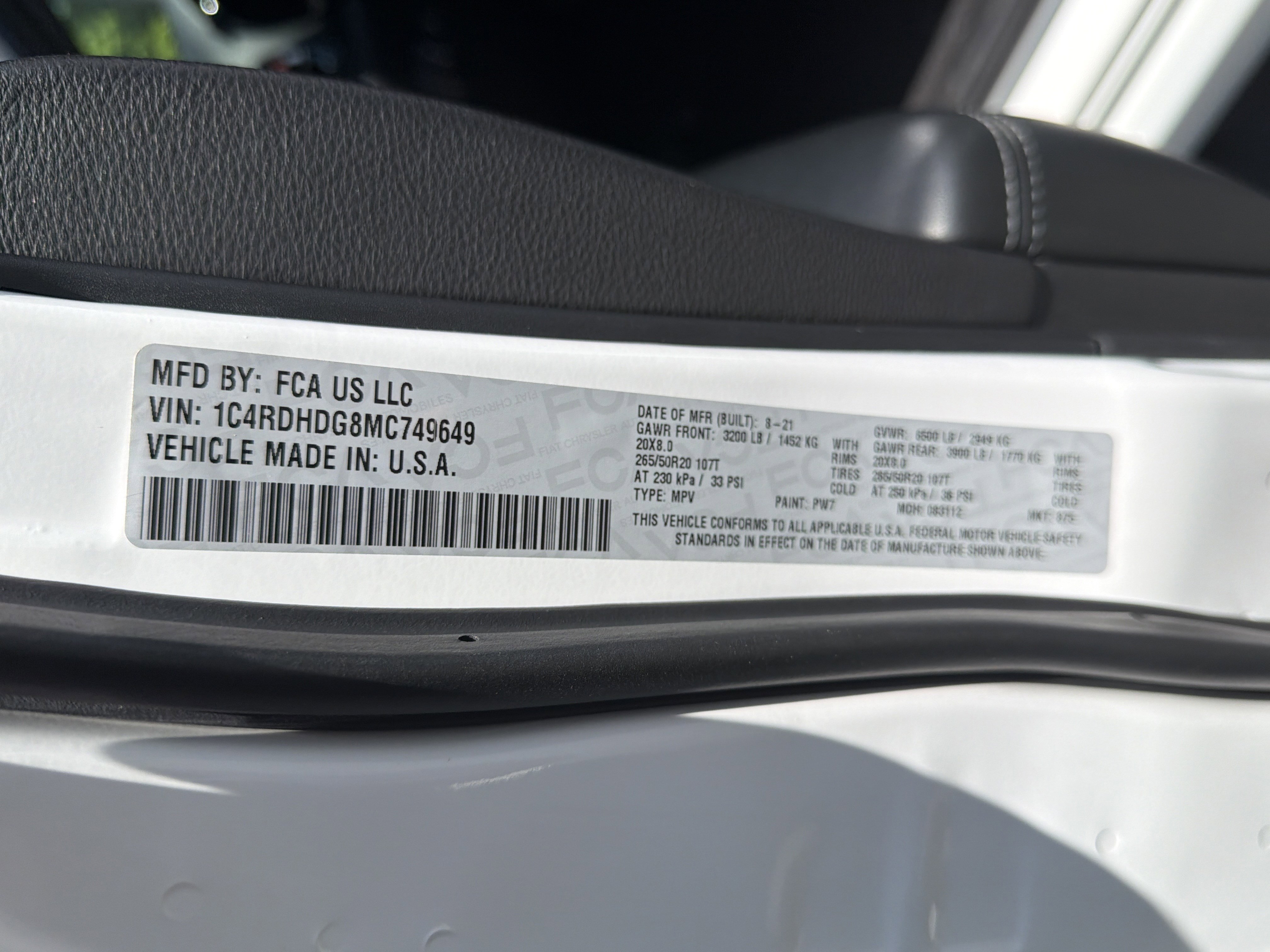 Used 2021 Dodge Durango GT w/ Blacktop Package RWD image 40
