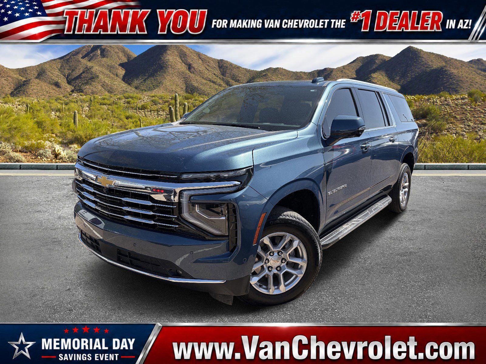 Certified 2025 Chevrolet Suburban LT w/ Comfort Package AWD/4WD image 1