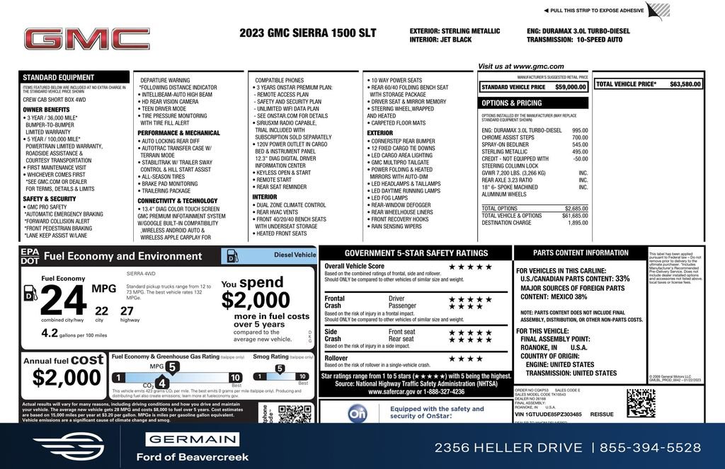 Used 2023 GMC Sierra 1500 SLT image 29