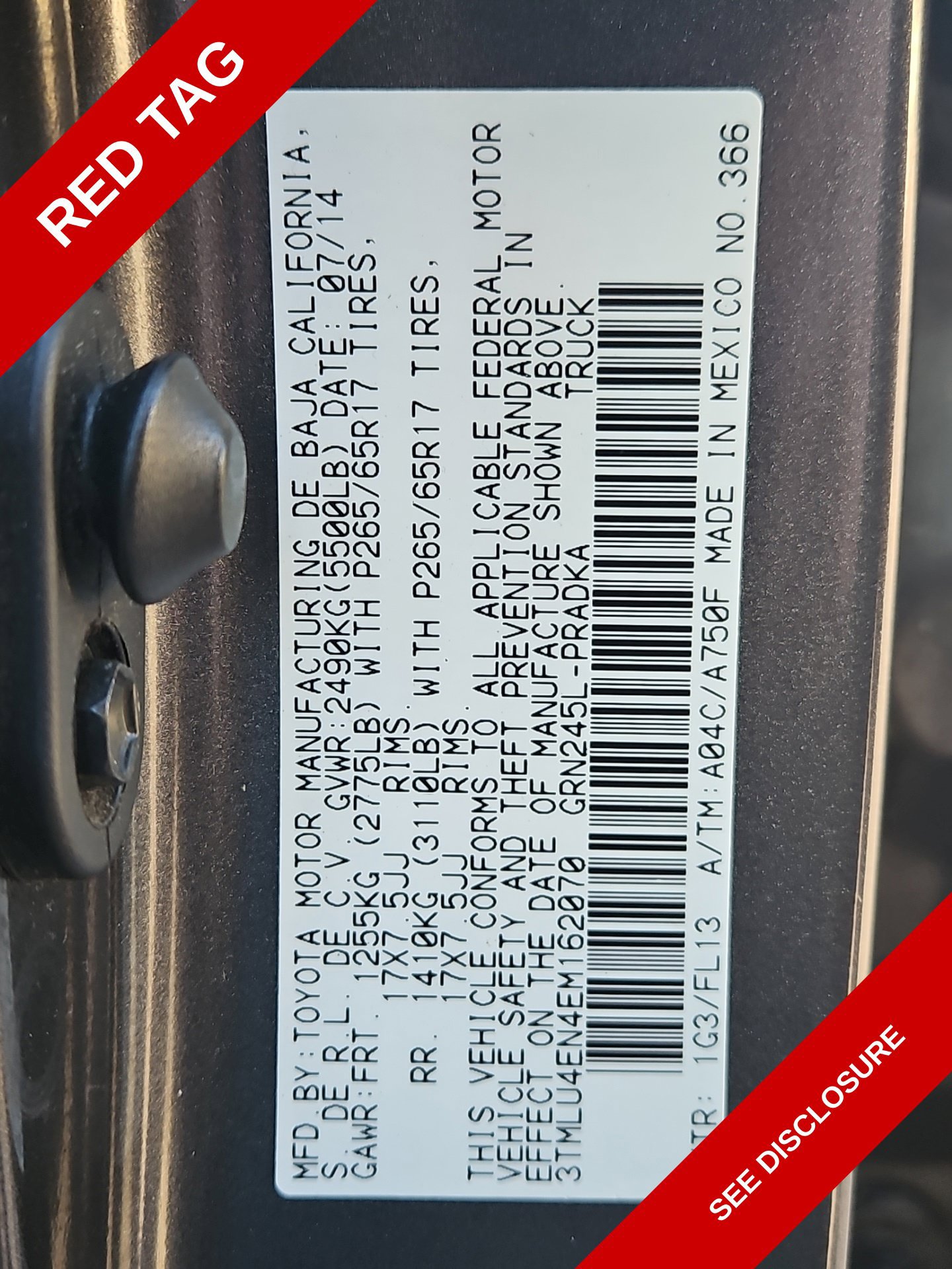 Used 2014 Toyota Tacoma 4x4 Double Cab w/ TRD Sport Package image 12