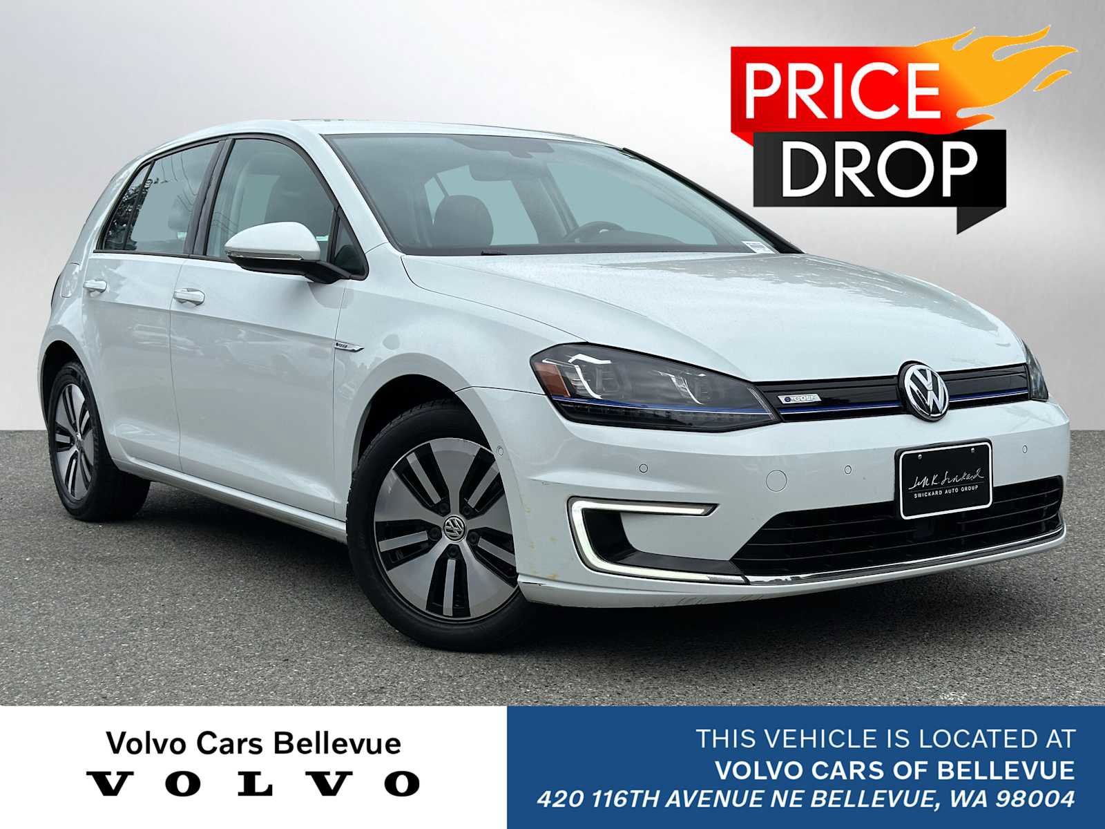 Used 2016 Volkswagen e-Golf SEL Premium w/ Driver Assistance Package