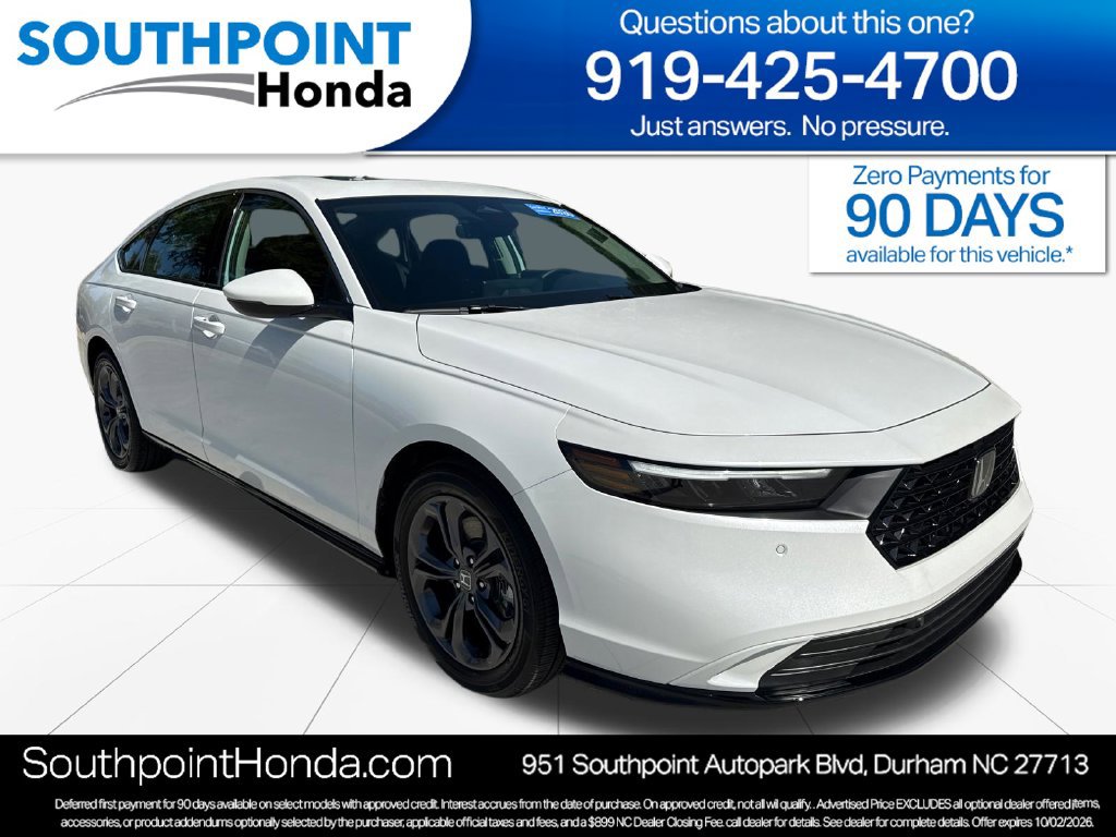 Certified 2026 Honda Accord EX-L