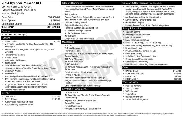 Used 2024 Hyundai Palisade SEL image 25