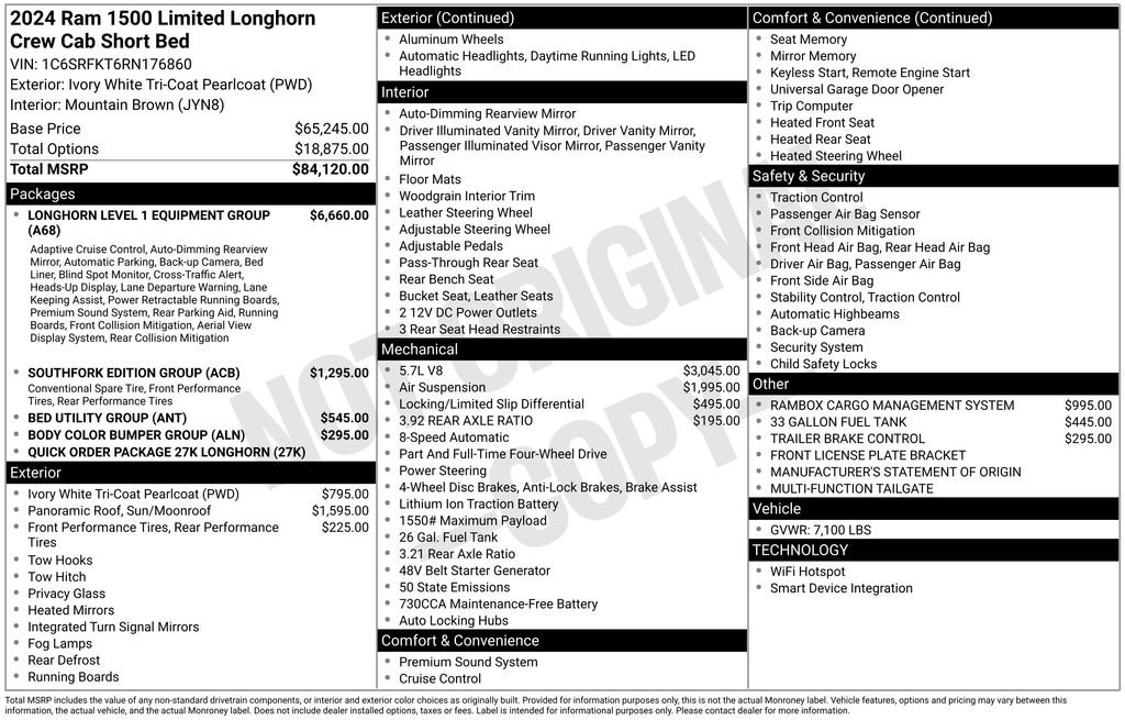 Used 2024 RAM 1500 Limited image 46