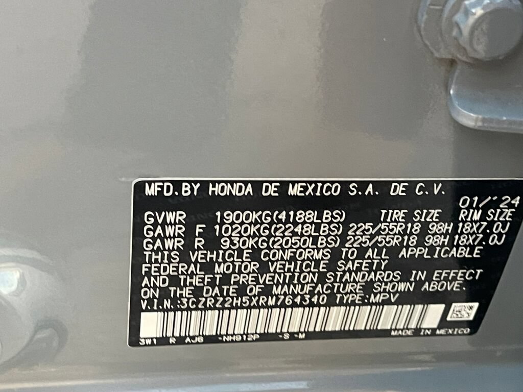 Certified 2024 Honda HR-V Sport image 36