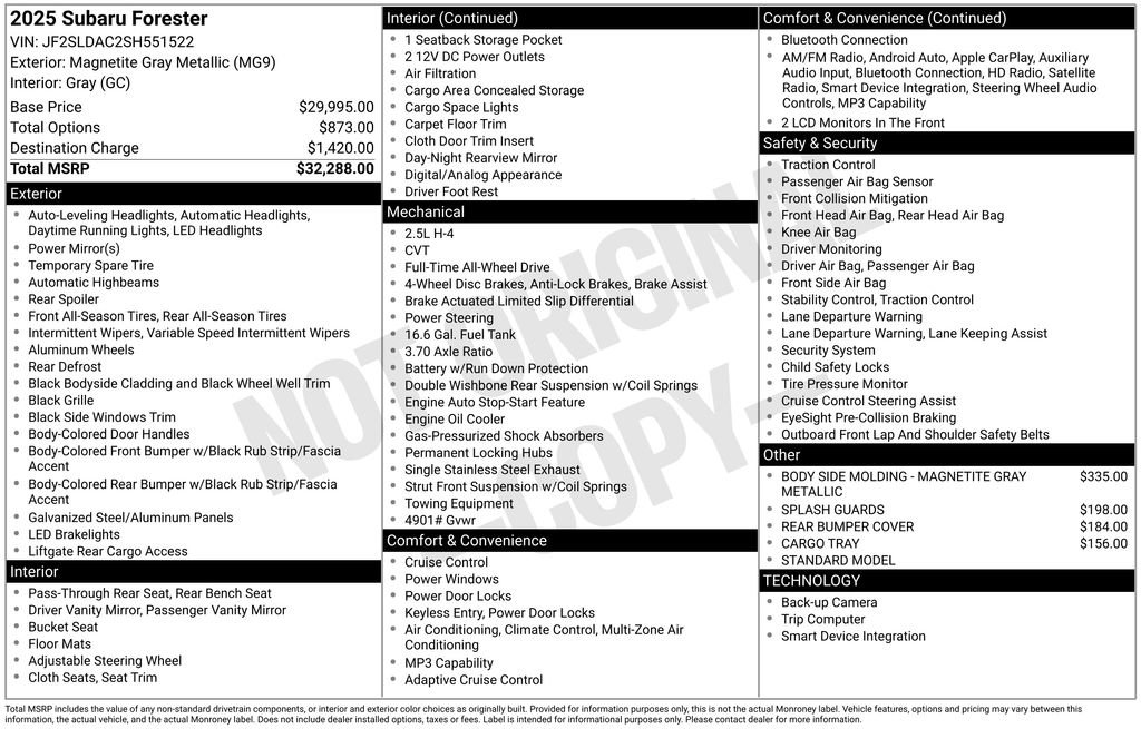 Used 2025 Subaru Forester image 33