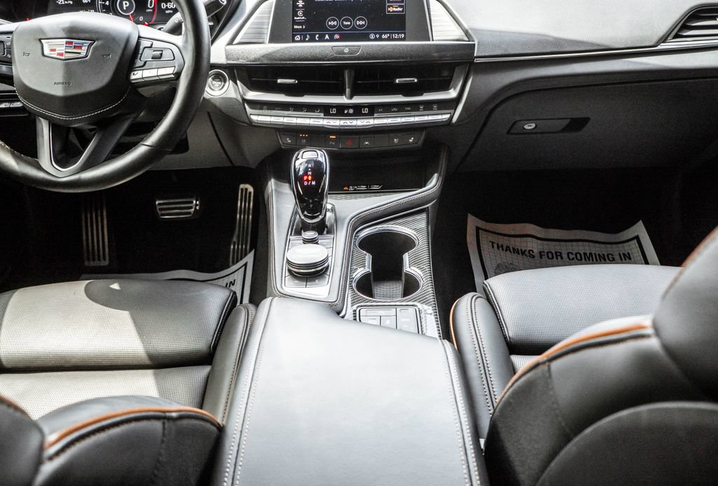 Used 2022 Cadillac CT4 V w/ Navigation Package RWD image 14