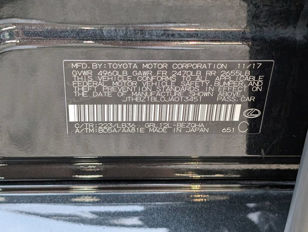 Used 2018 Lexus GS 350 F Sport RWD image 36