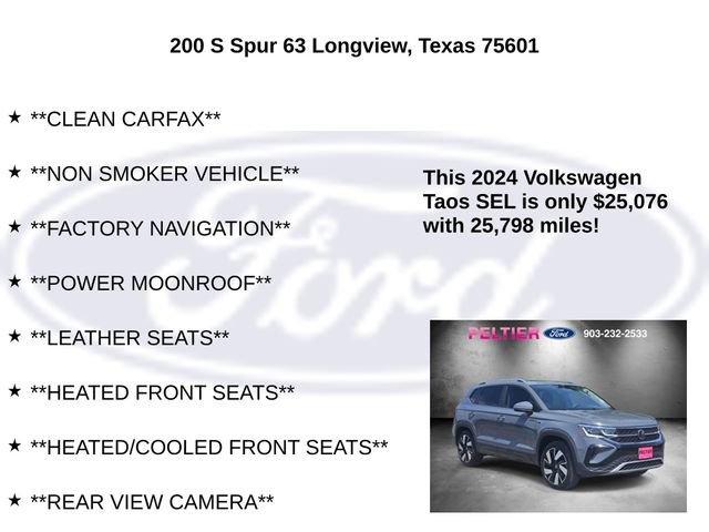 Used 2024 Volkswagen Taos SEL AWD/4WD image 5