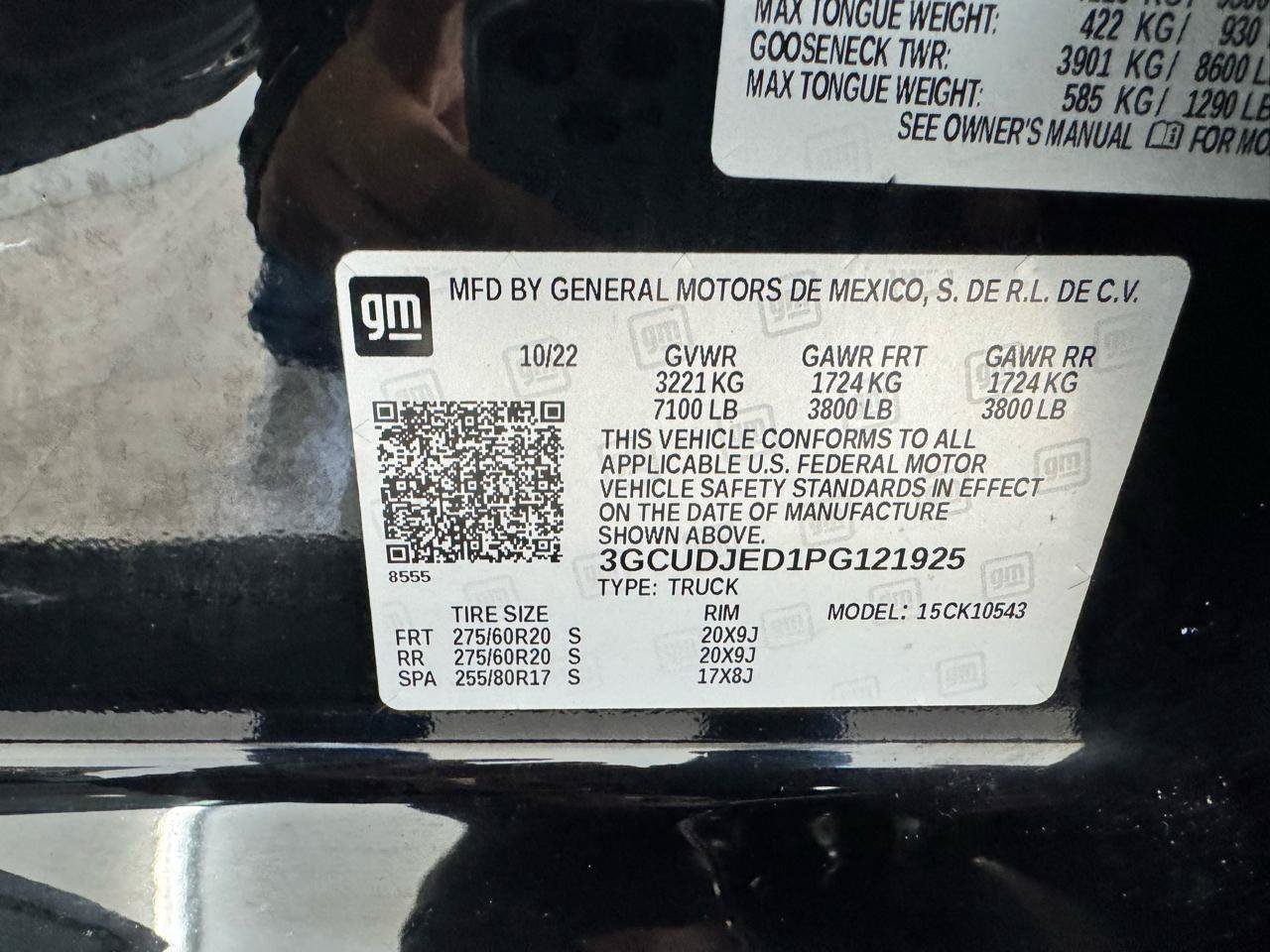 Used 2023 Chevrolet Silverado 1500 High Country w/ Technology Package AWD/4WD image 42
