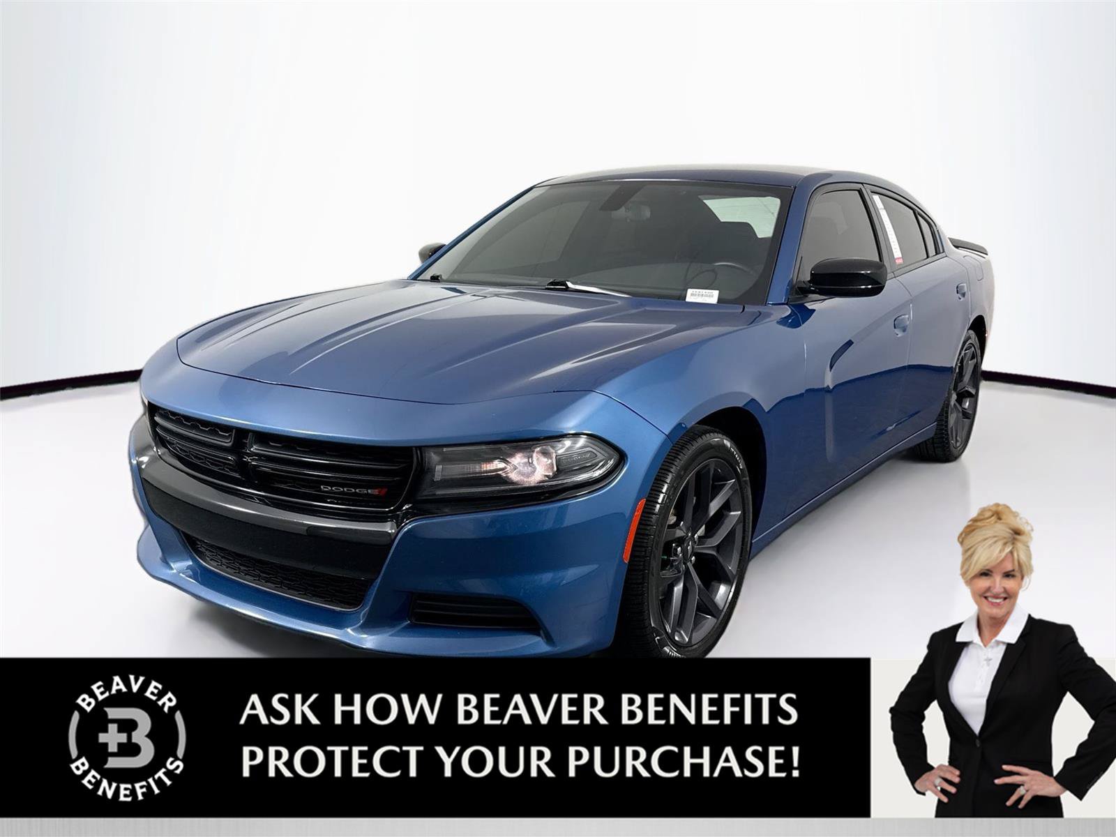 Used 2021 Dodge Charger SXT w/ Blacktop Package RWD image 1