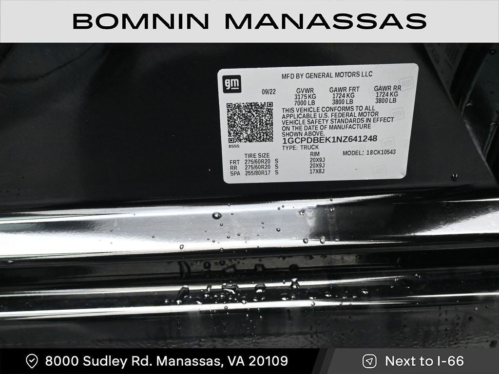 Used 2022 Chevrolet Silverado 1500 Custom image 19