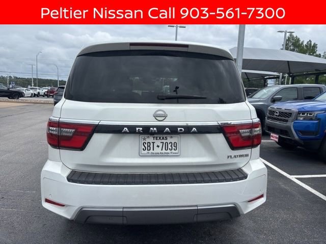 Certified 2021 Nissan Armada Platinum w/ Captain's Chairs Package RWD image 4
