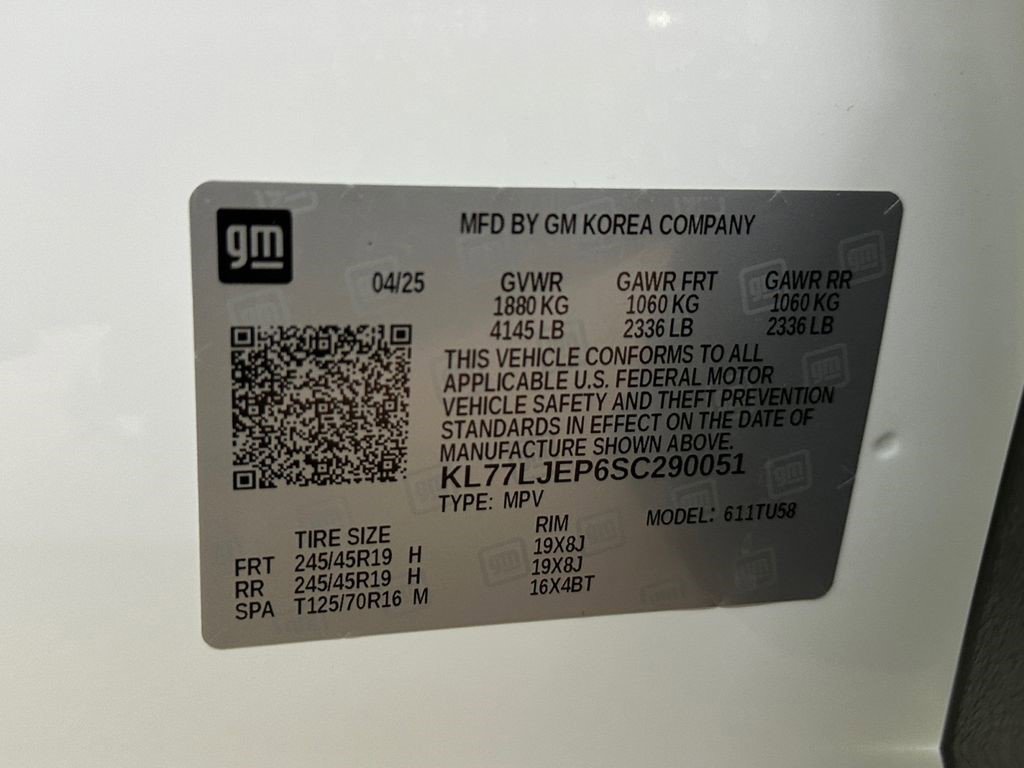 Certified 2025 Chevrolet Trax RS w/ Sunroof Package FWD image 15