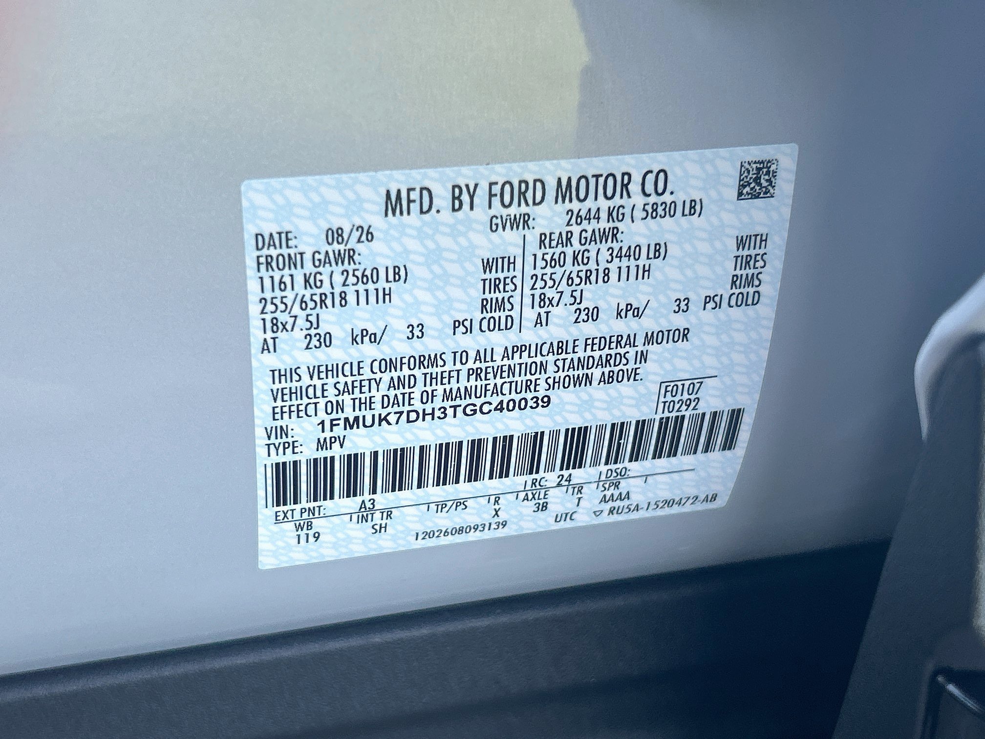 New 2026 Ford Explorer Active w/ Active Comfort Package RWD image 21